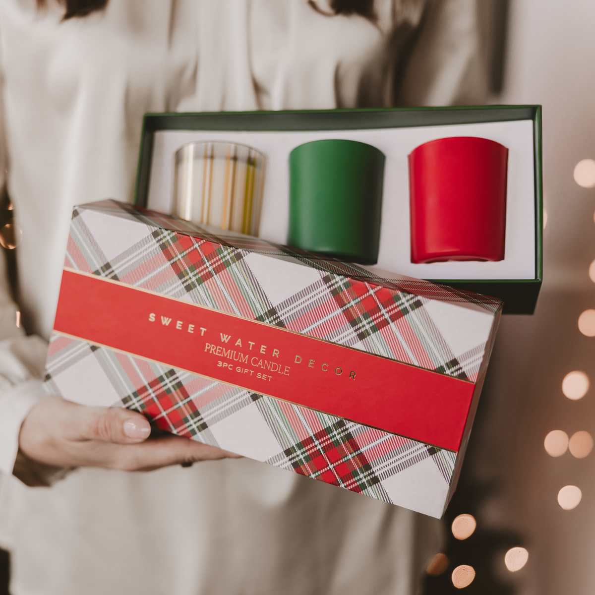 CHRISTMAS CANDLES GIFT BOX SET