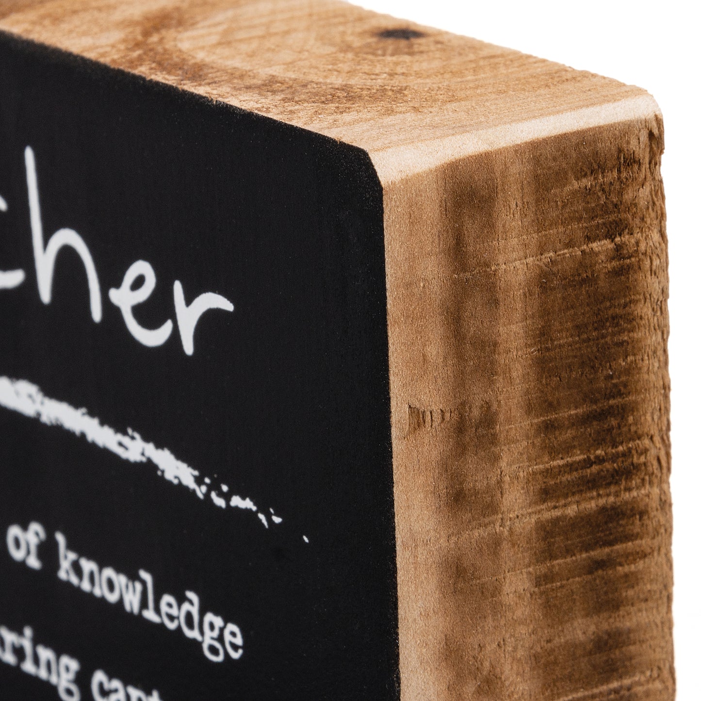 Teacher Block Sign