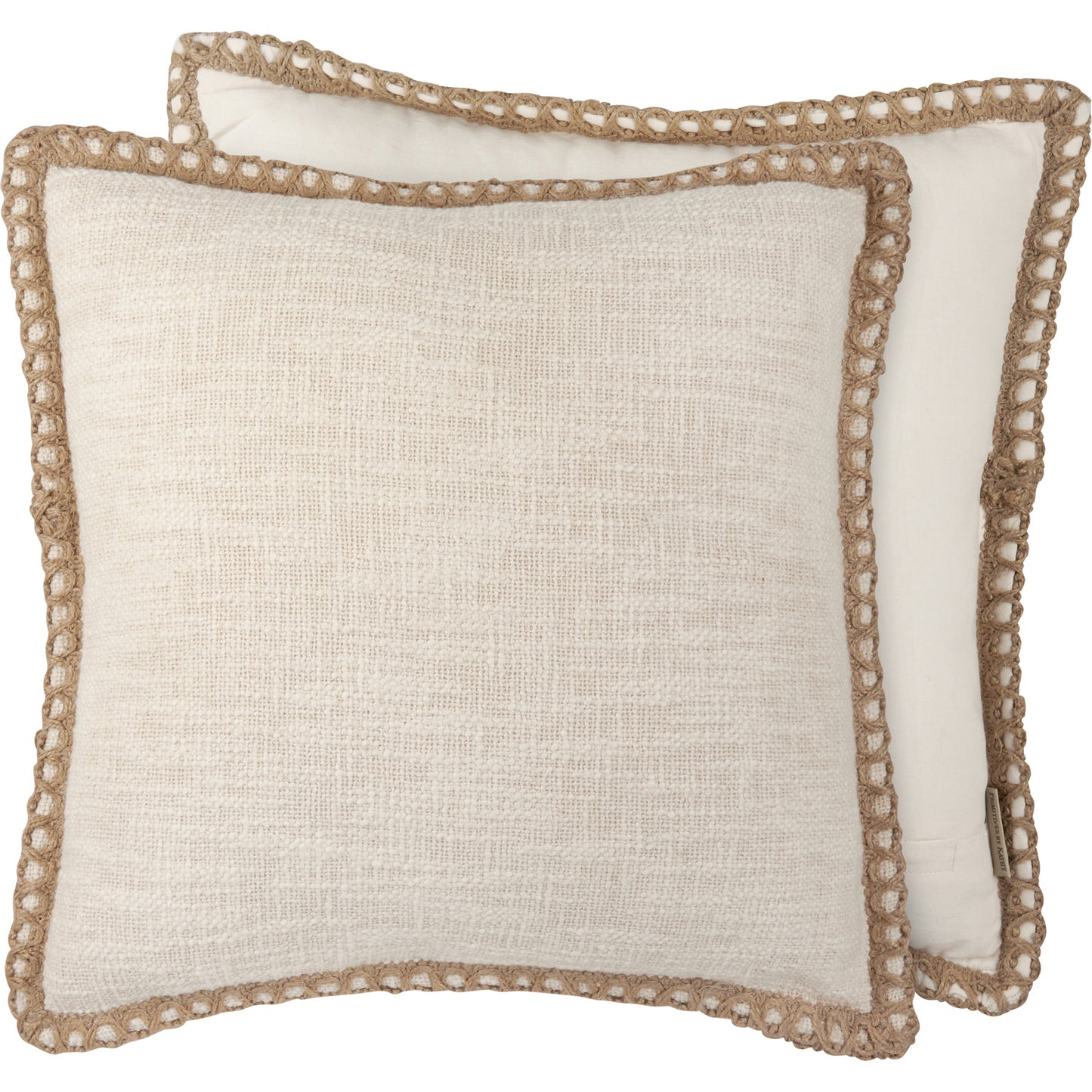 Jute Flange Pillow