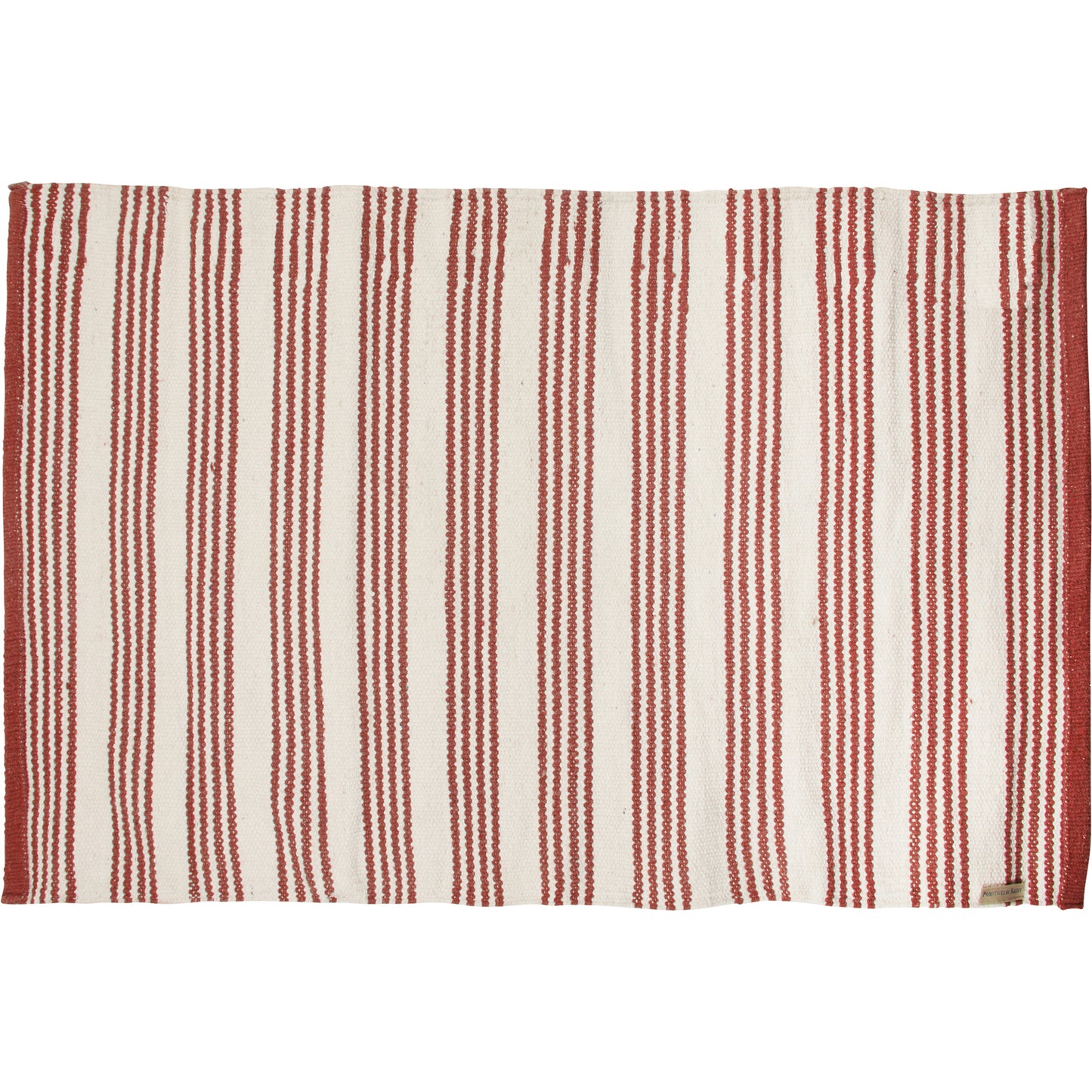 Red Stripe Rug