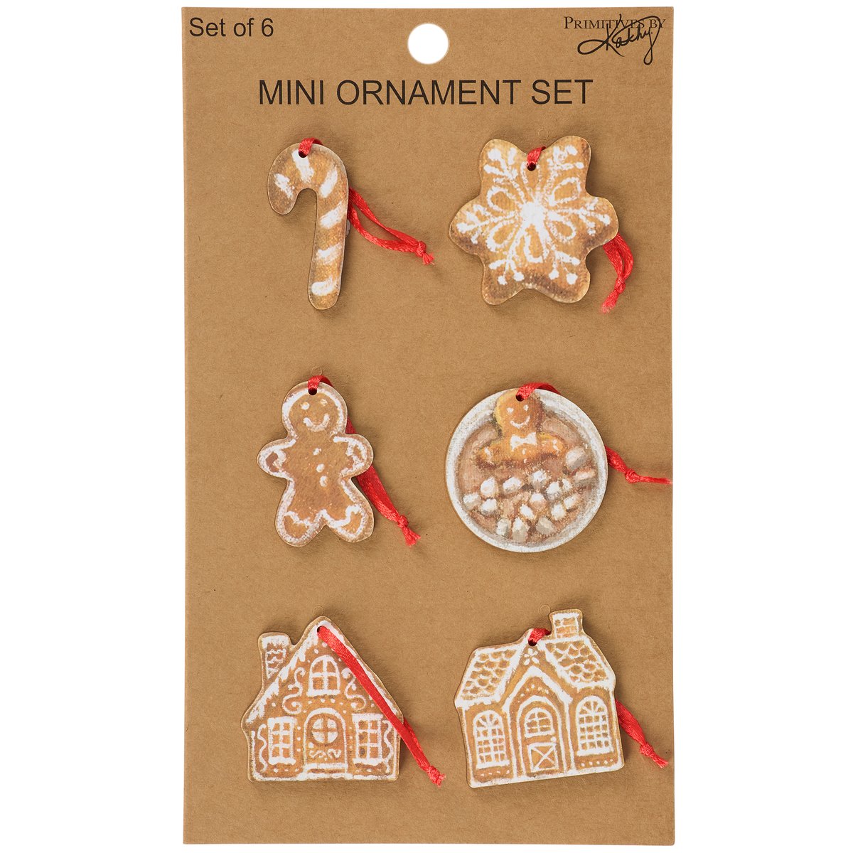 Gingerbread Mini Ornament Set
