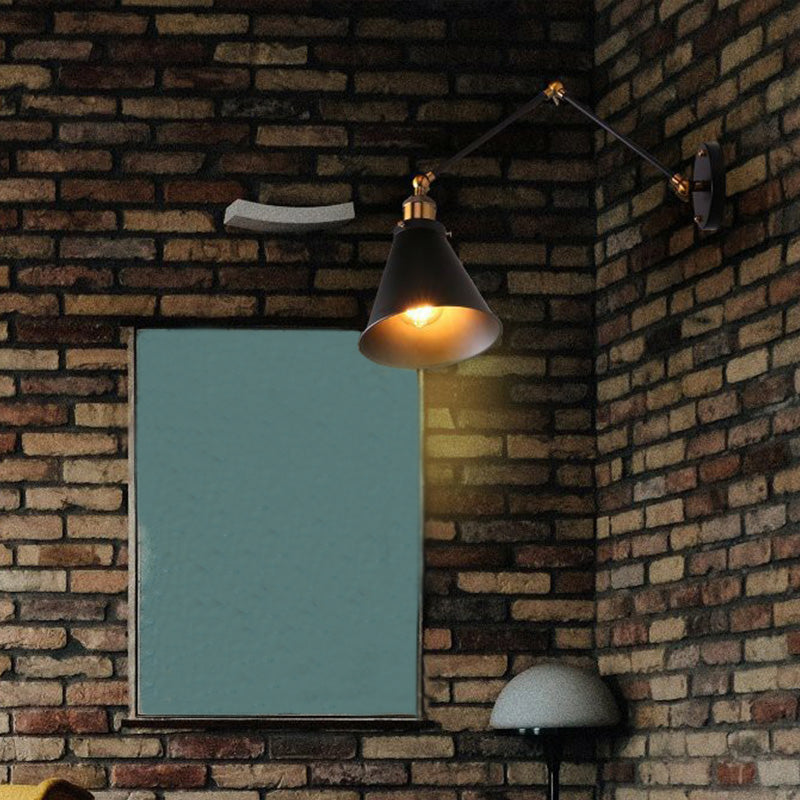 Shine a Light on Industrial Chic: (Online Exclusive) The Farmhouse Bistro Wall Lamp