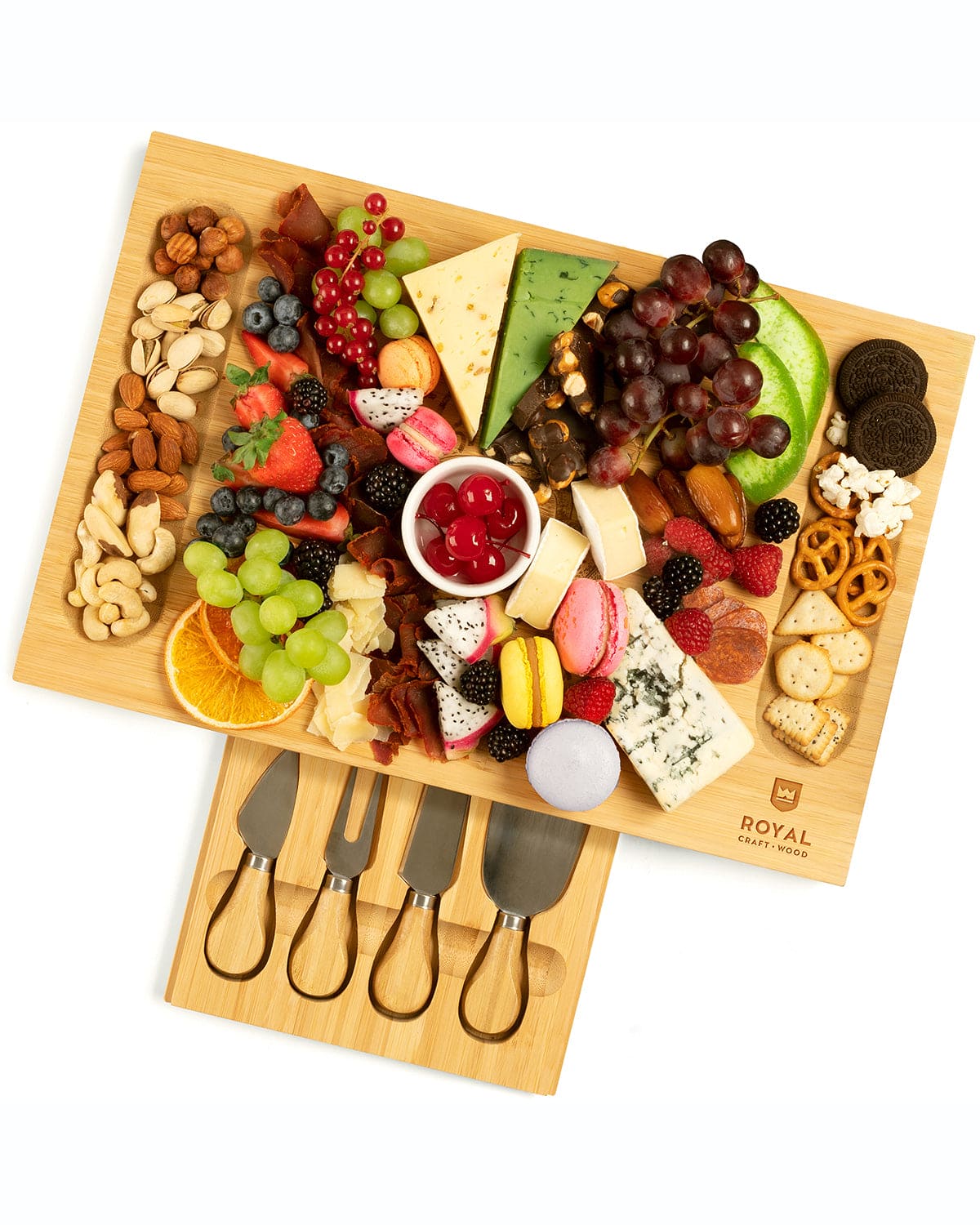 Cheese Board w/knives, 16.5"x11" (Online Exclusive)
