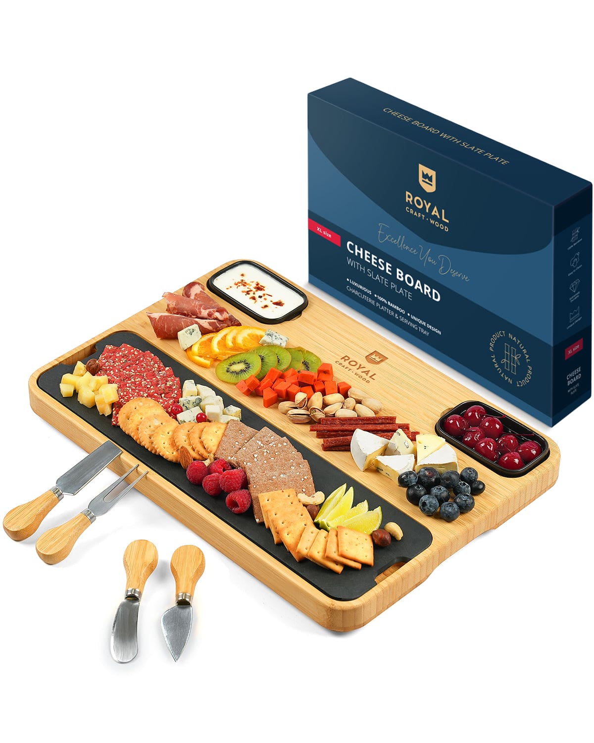 Cheese Board with Slate Plate (Online Exclusive)