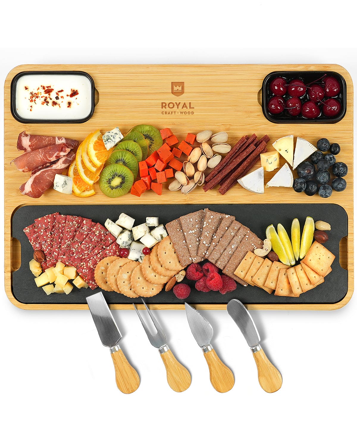 Cheese Board with Slate Plate (Online Exclusive)
