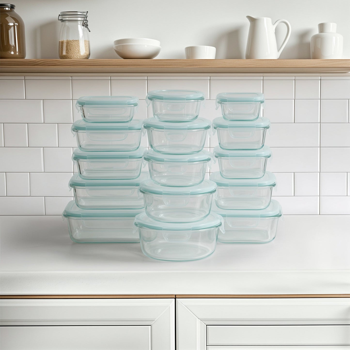 15 Container Borosilicate Glass Set (Online Exclusive)
