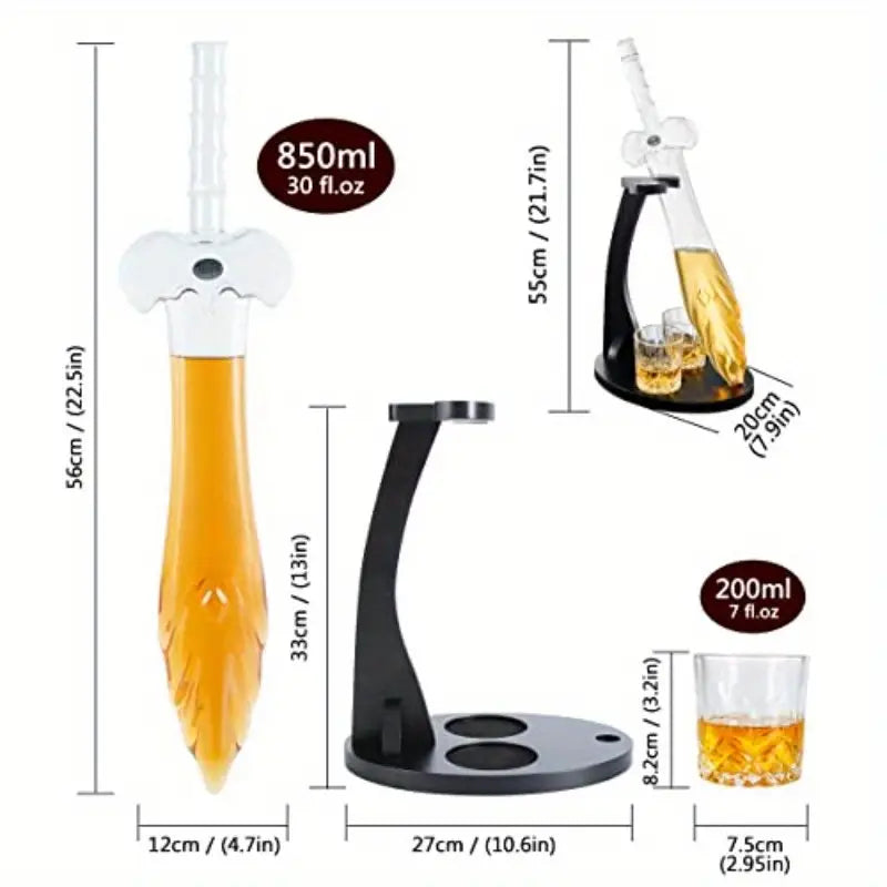 Legendary Sword Decanter Gift Set (Online Exclusive)