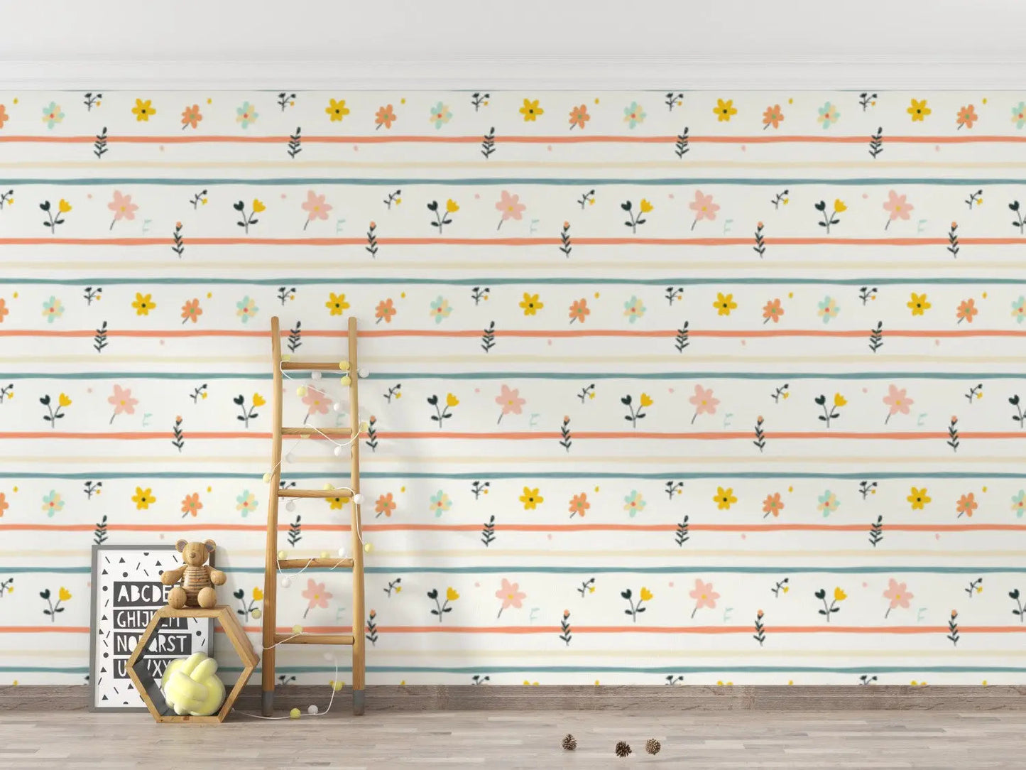 Cottage Garden Whimsy Stripe (Online Exclusive)