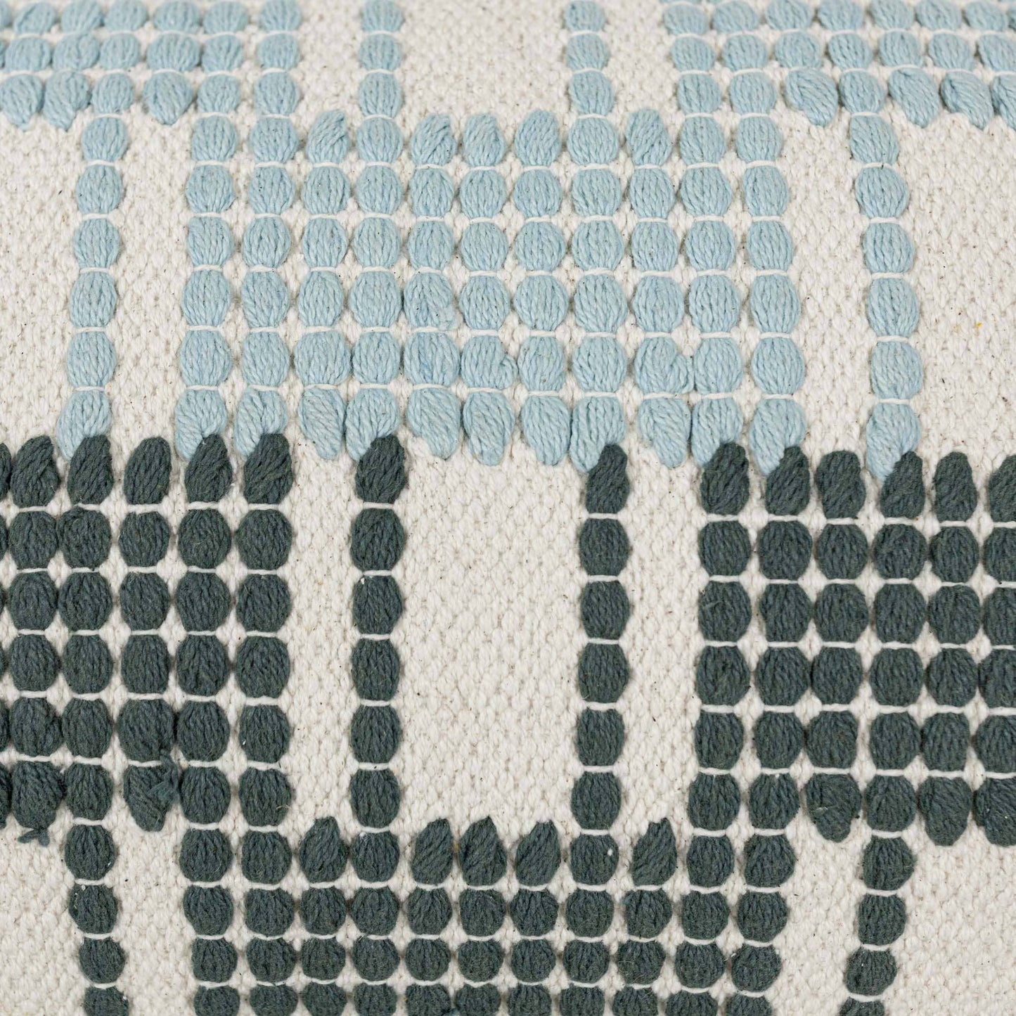 14X22 Hand Woven Madden Pillow Turquoise