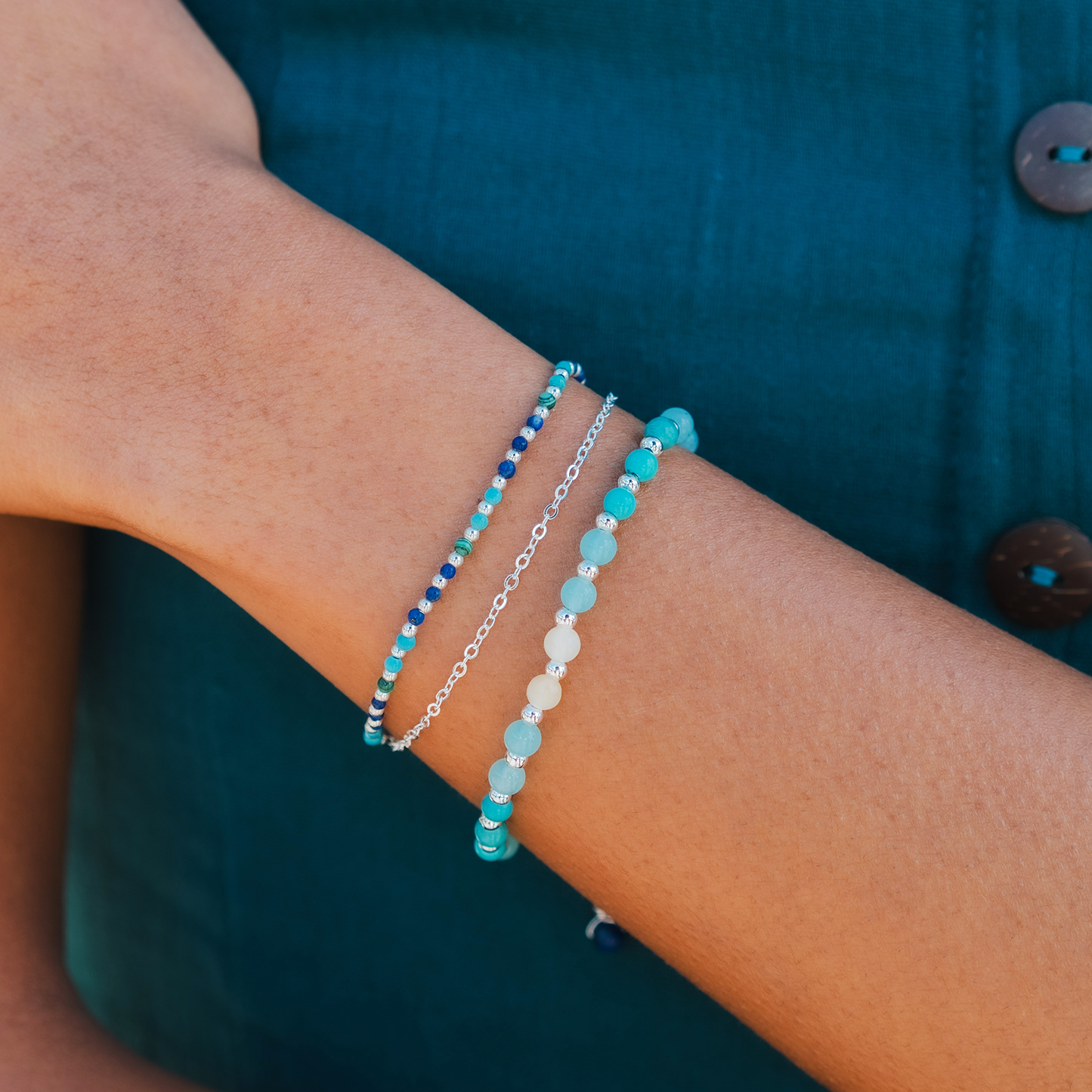 Anti-Anxiety + Healing Bracelet (Silver)