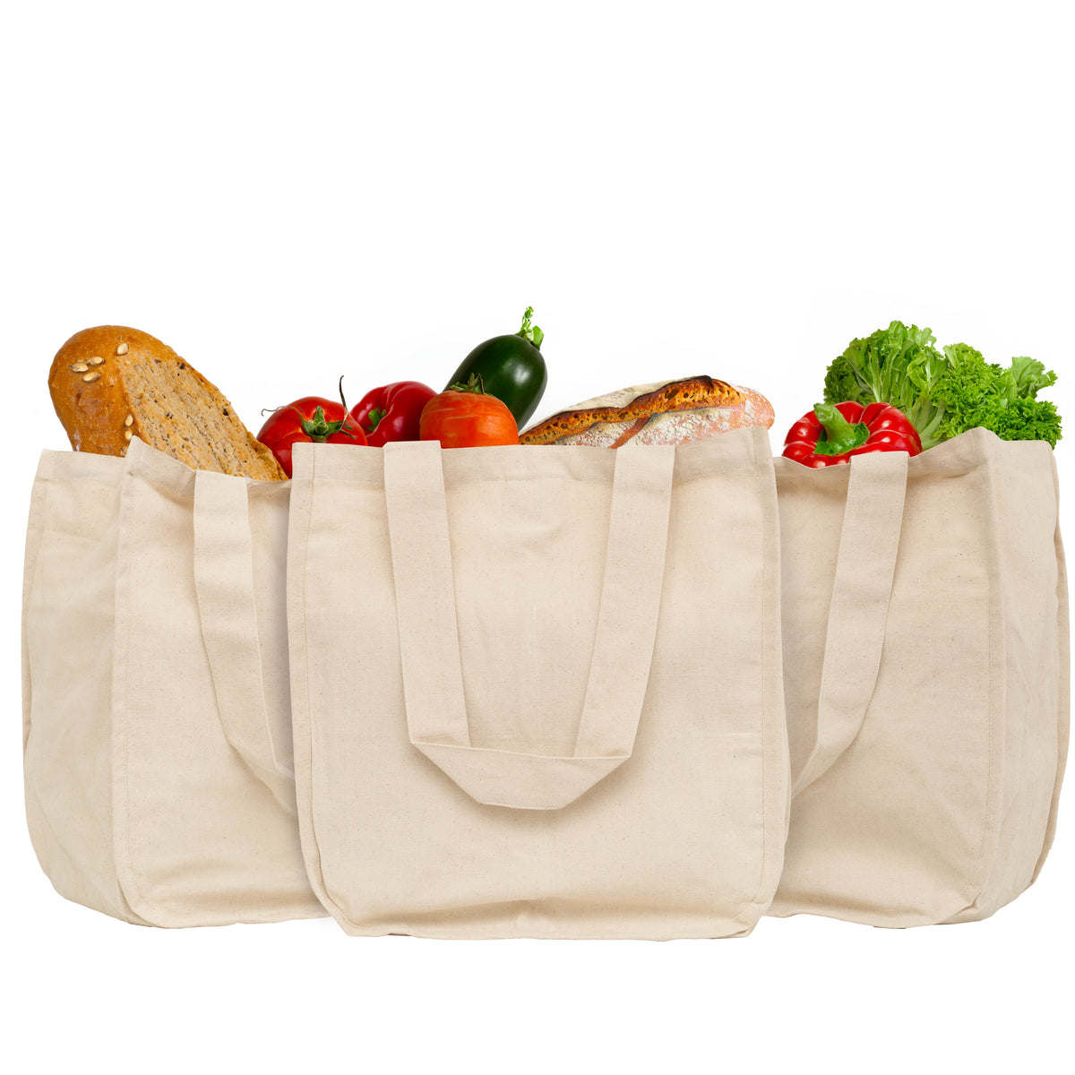 Canvas Grocery Tote Bags (Online Exclusive)