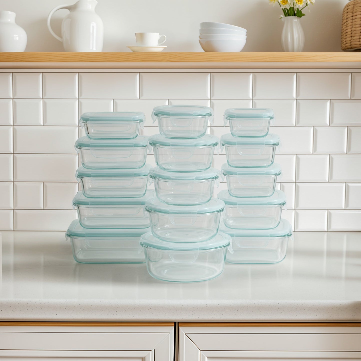15 Container Borosilicate Glass Set (Online Exclusive)