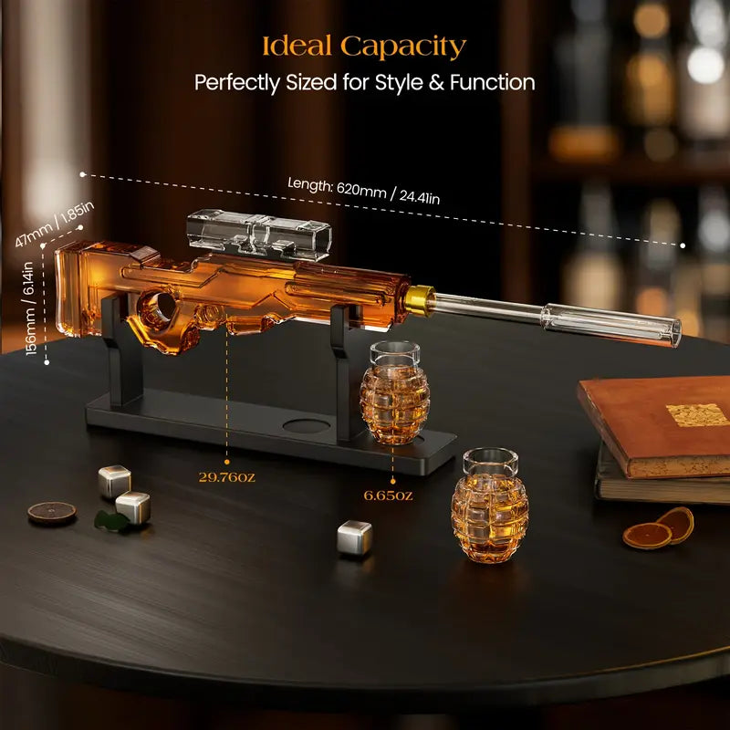 Sniper Whiskey Decanter Set (Online Exclusive)