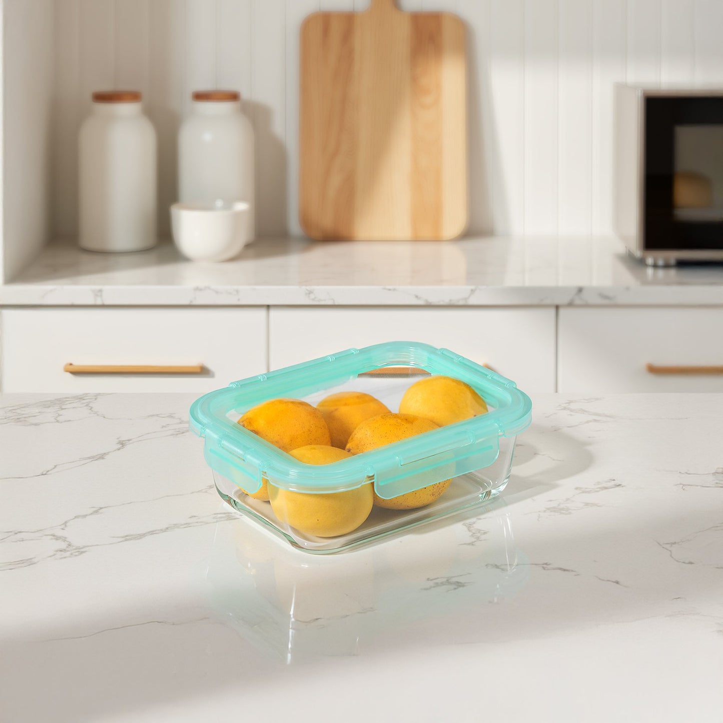 Glass Containers with Flexible Silicone Lids - Set of 3 (Online Exclusive)