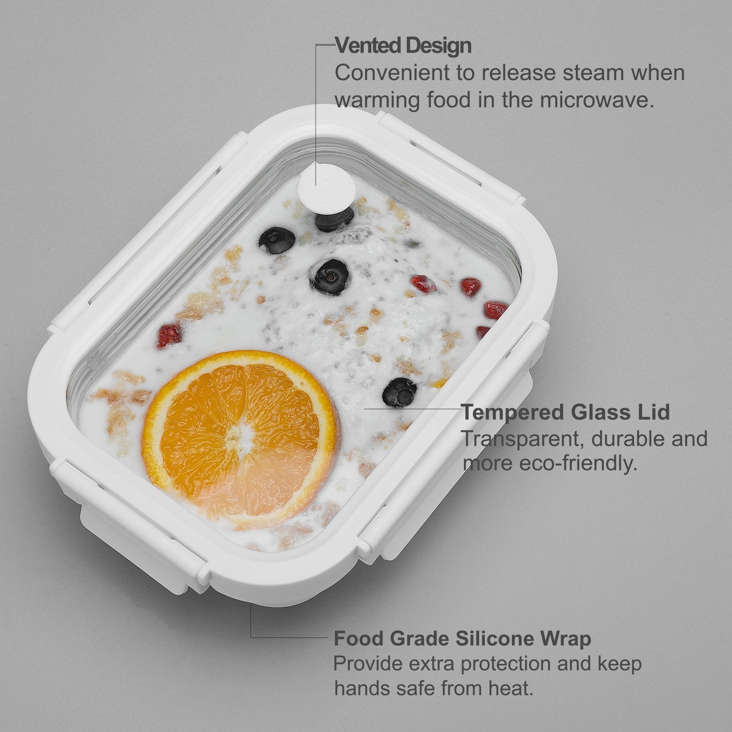 Glass Container w/ Silicone Wrap Set (Online Exclusive)