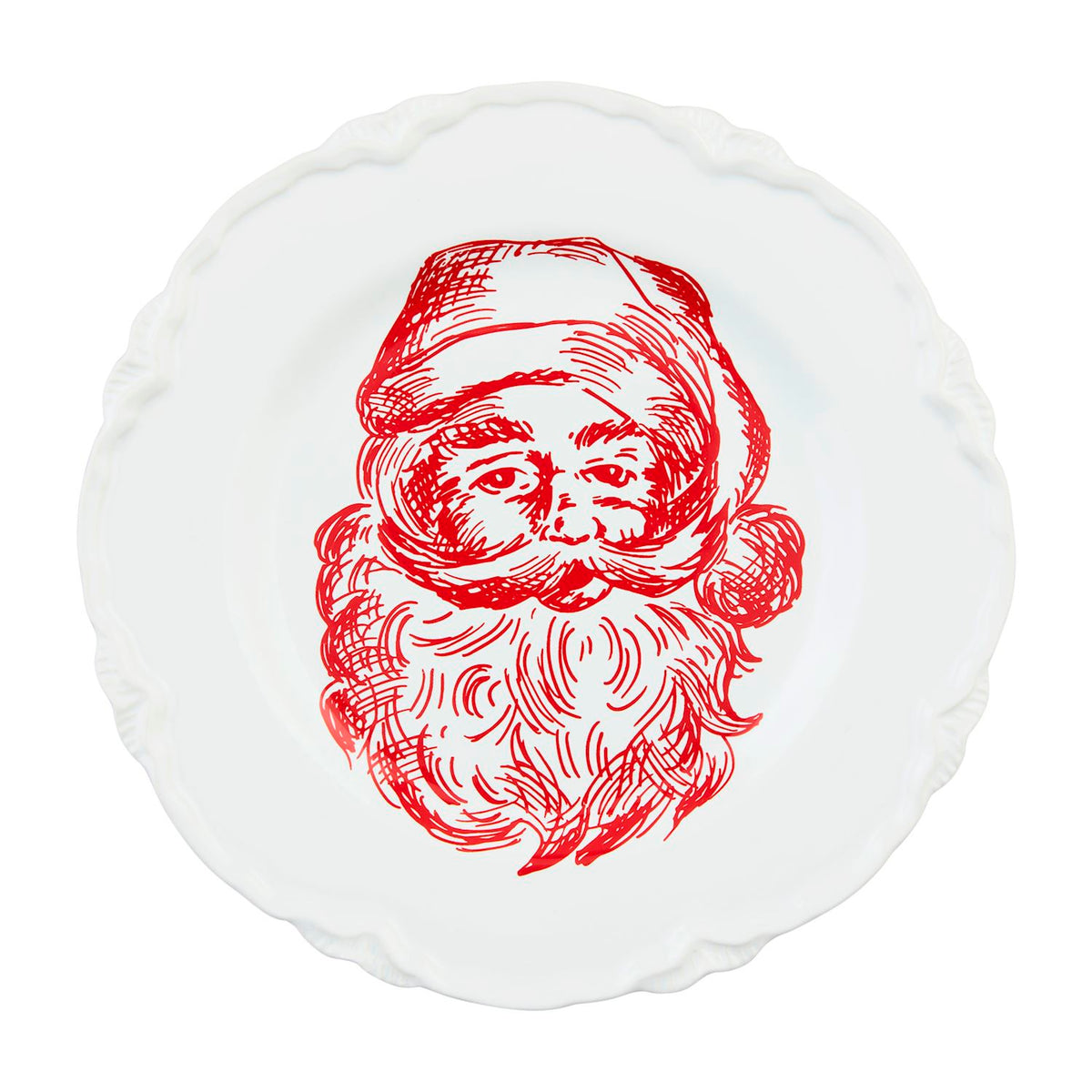 SANTA TOILE DESSERT PLATE