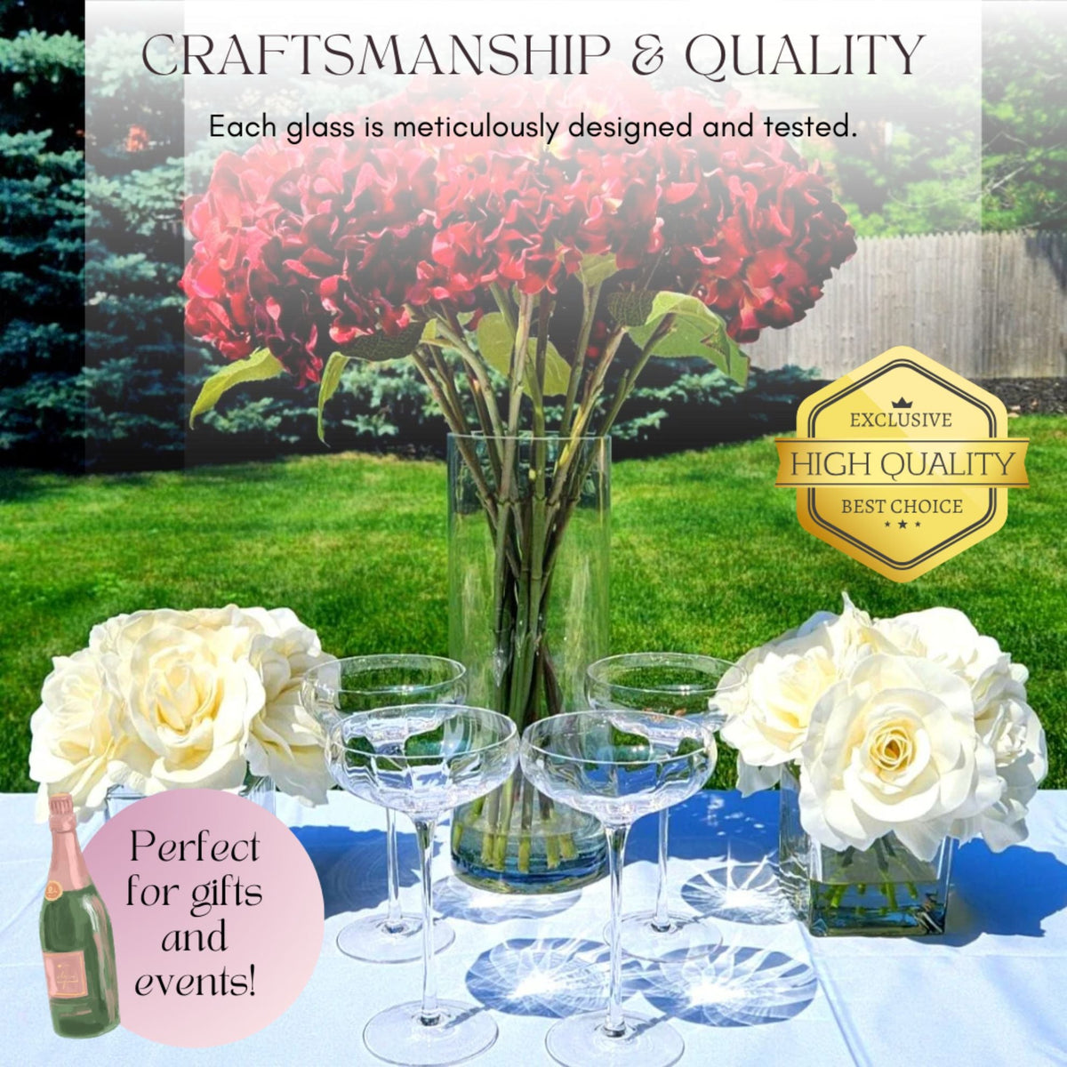 Rounded Coupe Glasses (Online Exclusive)
