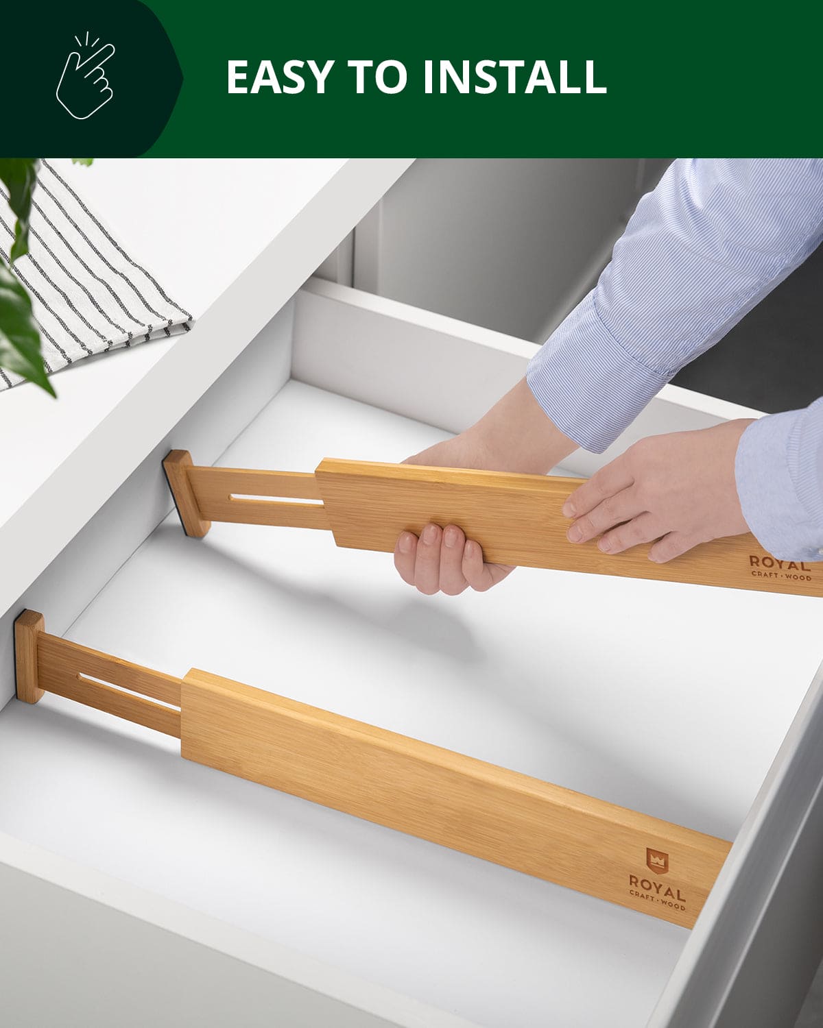 Drawer Dividers 22”, Natural (Online Exclusive)