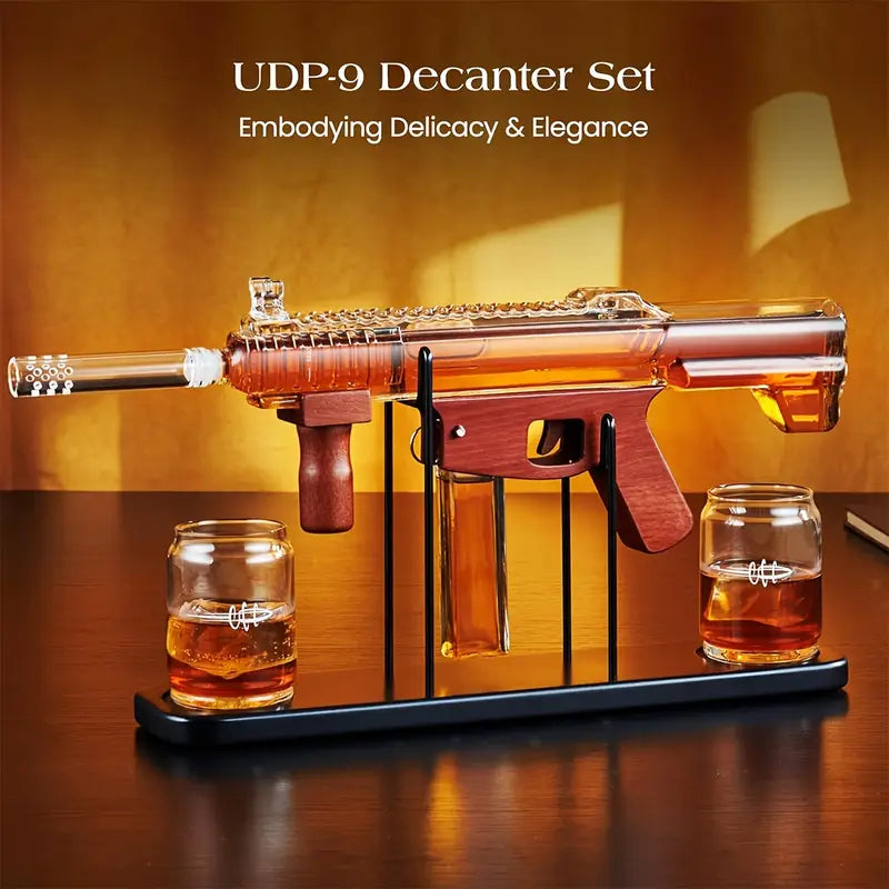 Rat-Tat-Tat Machine-Gun Whiskey Decaner Set (Online Exclusive)