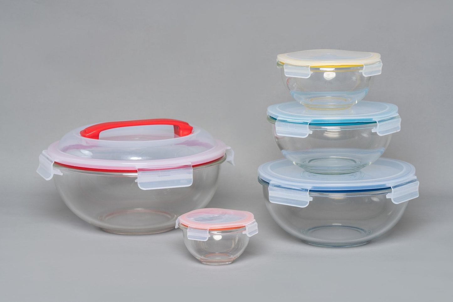 Borosilicate Glass Mixing Bowl Set (5 Bowls) (Online Exclusive)