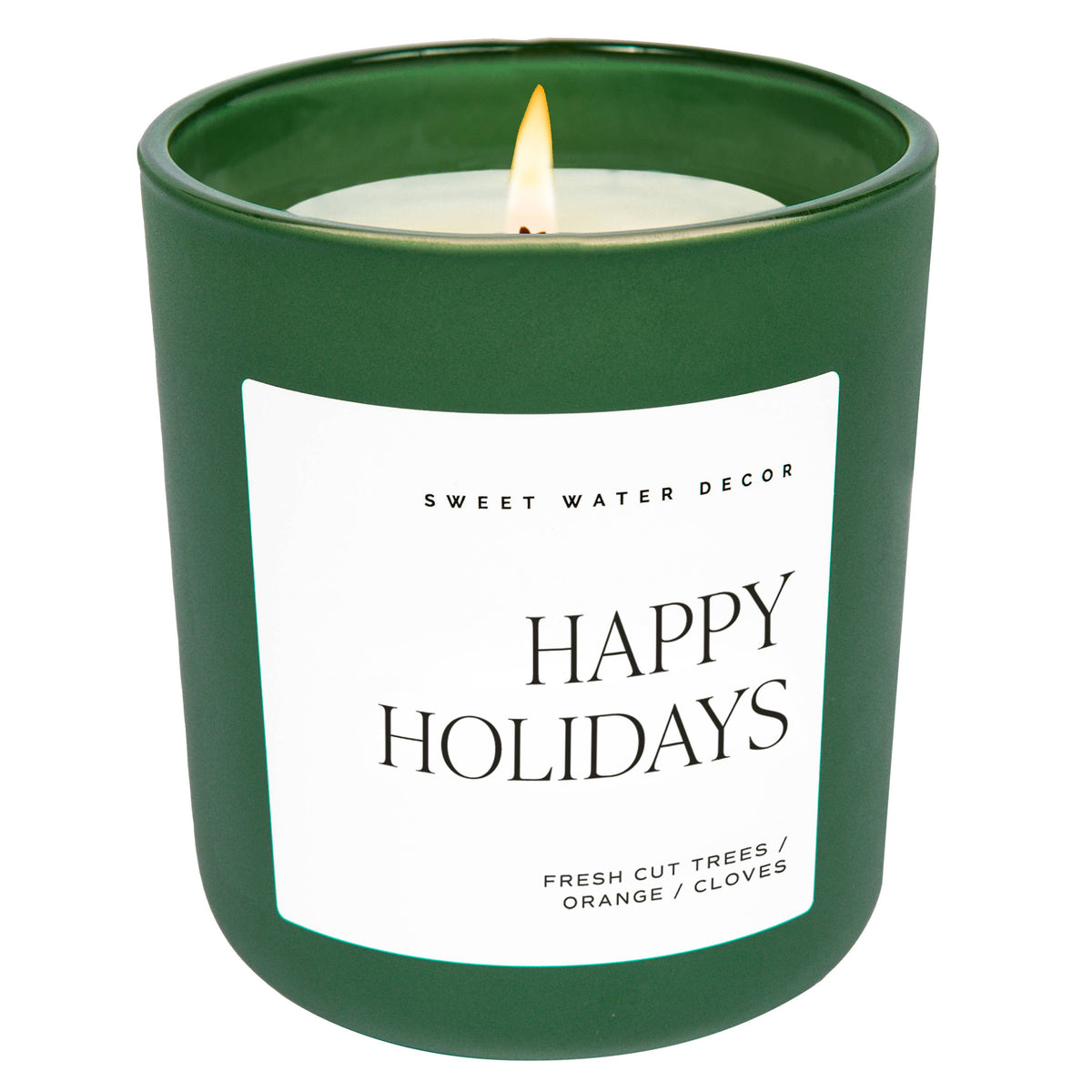 Happy Holidays Candle