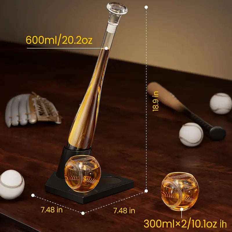 Home Run Baseball Decanter Set (Online Exclusive)