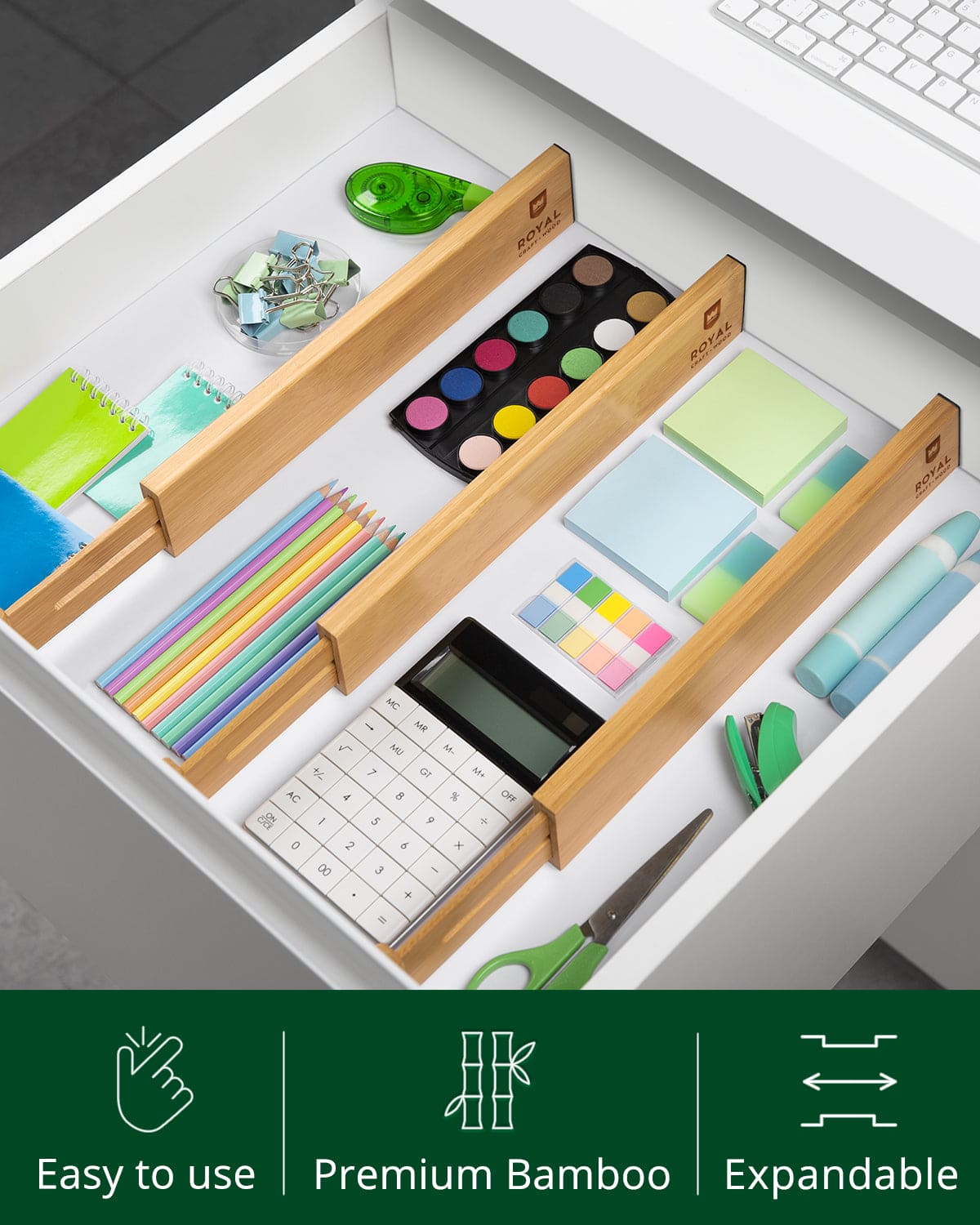Drawer Dividers 22”, Natural (Online Exclusive)