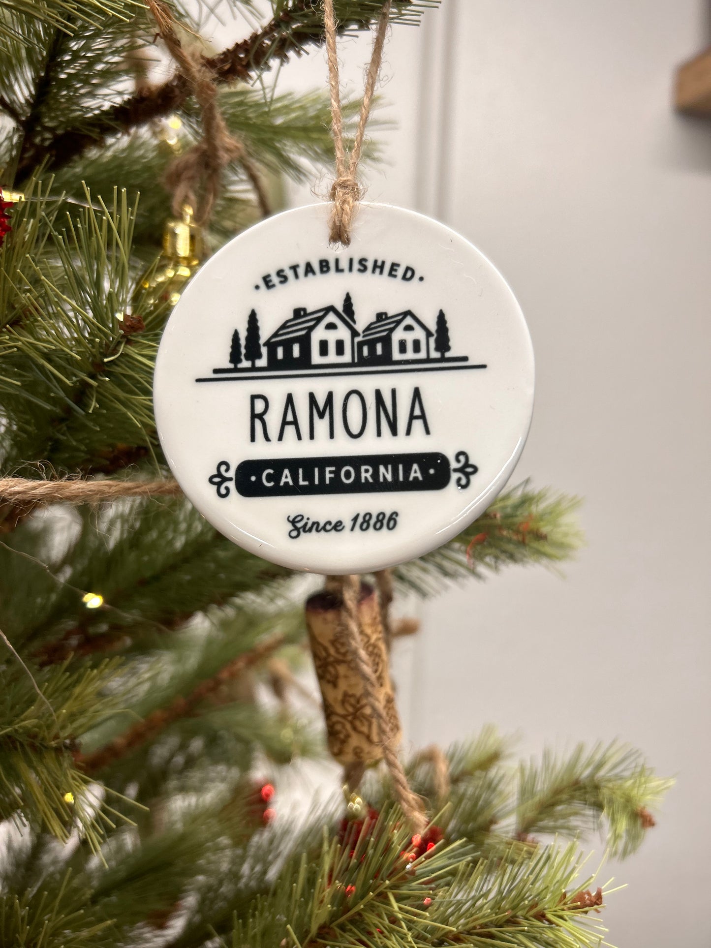 Ramona Simple Houses Ornament