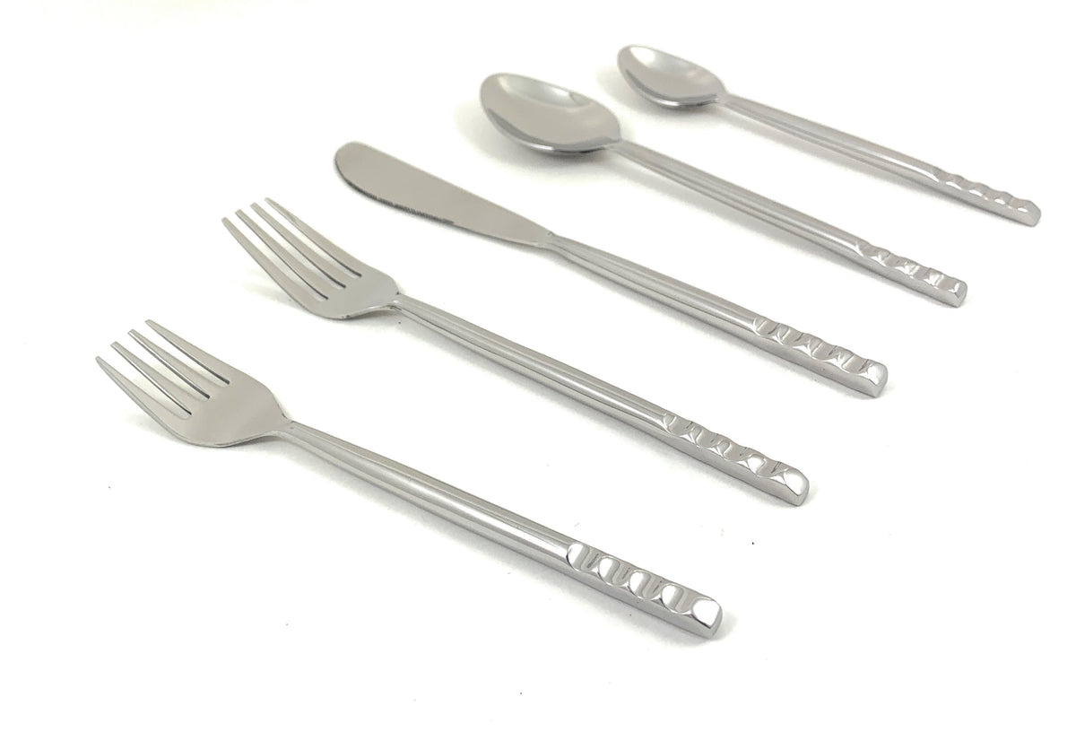5 Piece Flatware Set, Service for 4-Modern (Online Exclusive)