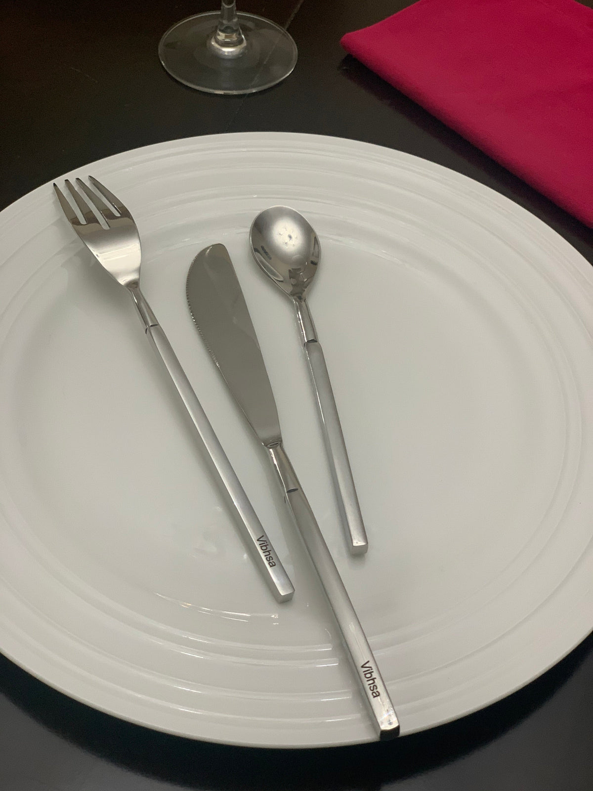 Vibhsa 36-PC Flatware Set (Dinner Knife, Dinner Fork, Dessert Spoon) (Online Exclusive)