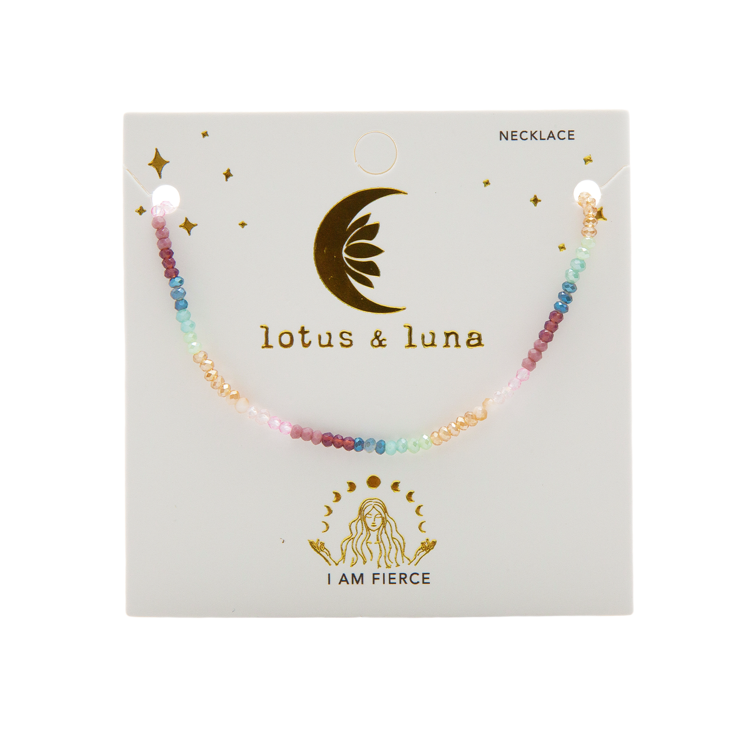 "I am Fierce" Goddess Necklace