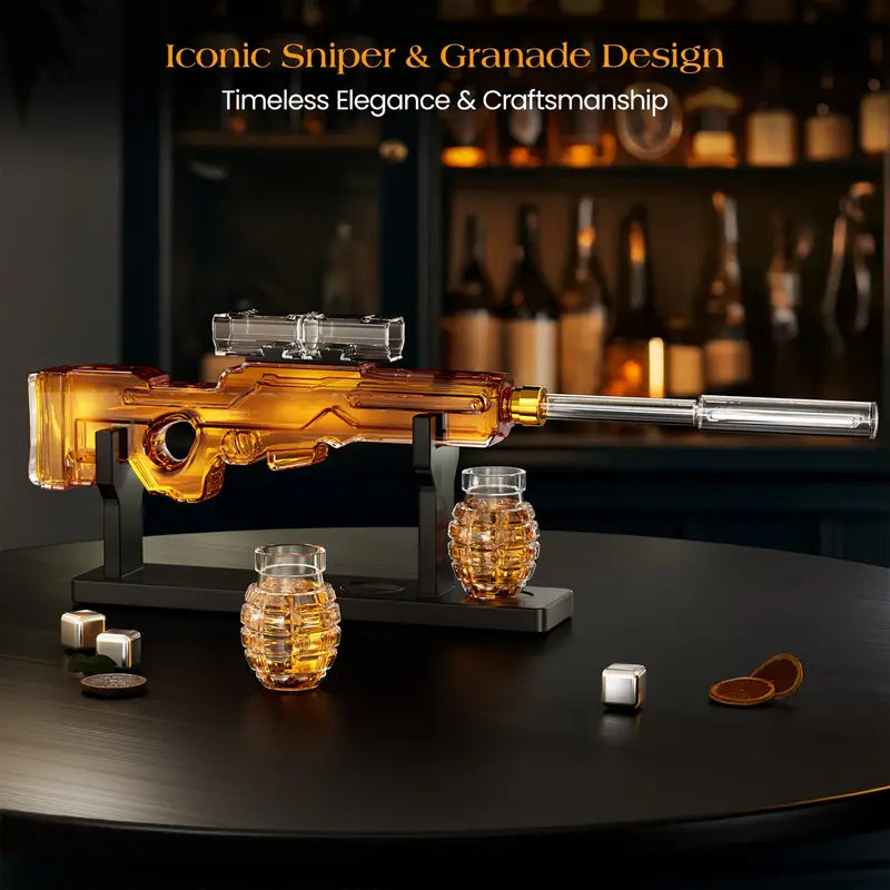 Sniper Whiskey Decanter Set (Online Exclusive)
