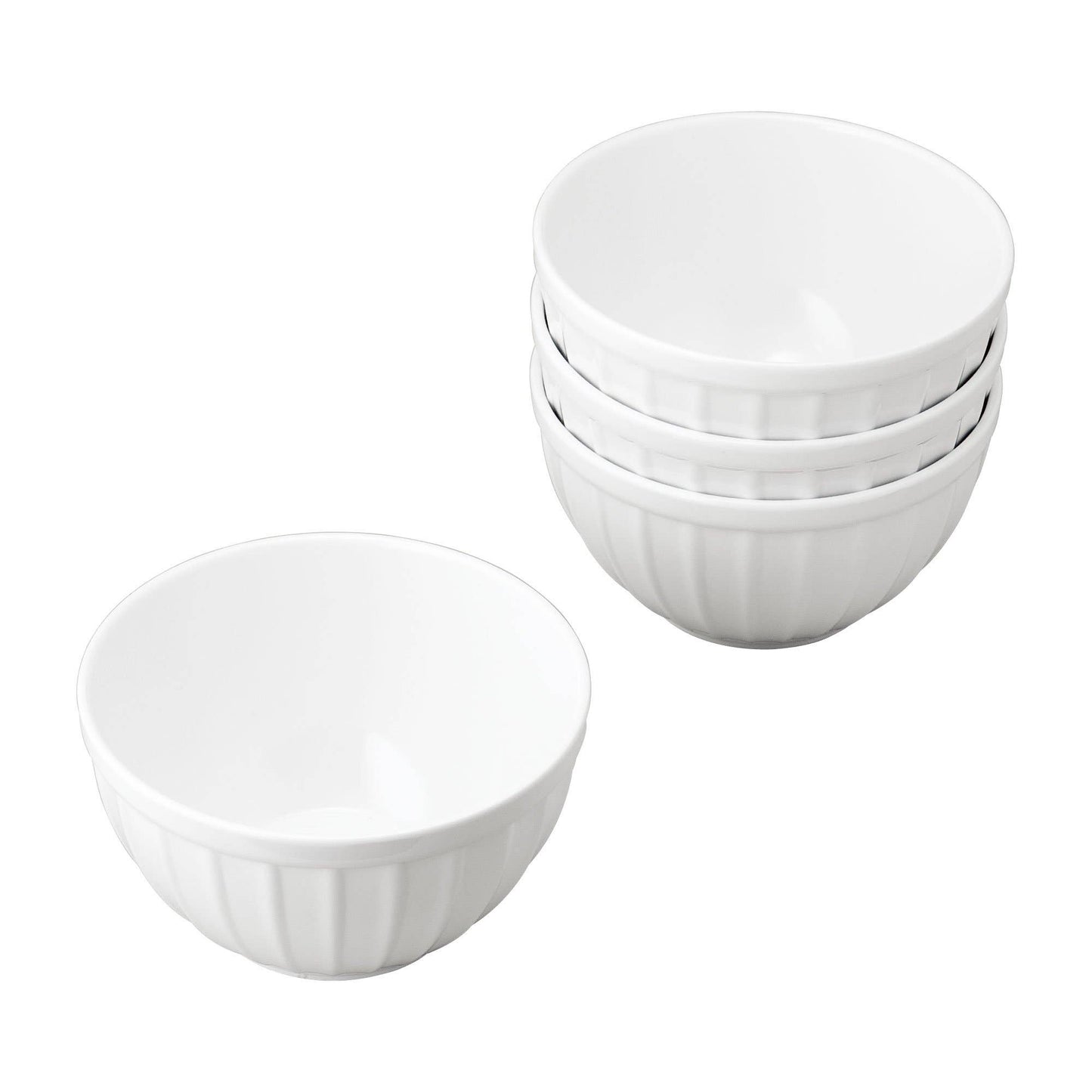 Ribbed Melamine Ice Cream Bowl