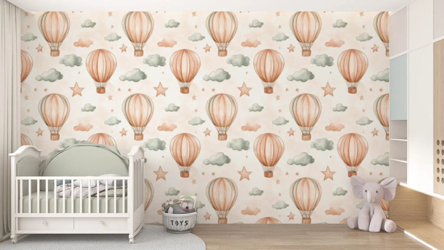 Vintage Sky Adventure Wallpaper (Online Exclusive)