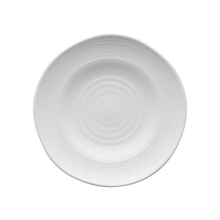 Gourmet White Dove Melamine Round Plate
