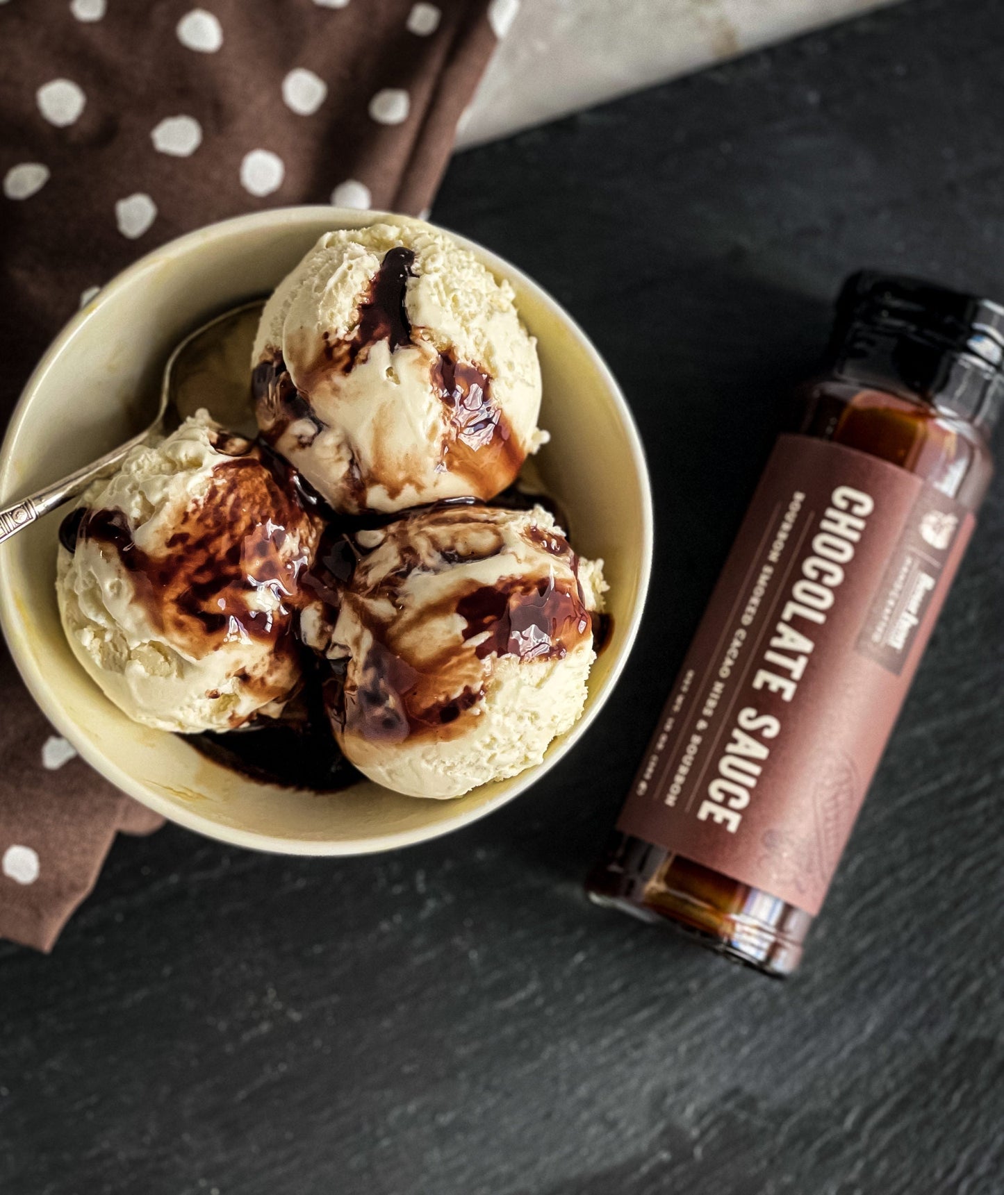 Chocolate Sauce – Bourbon Smoked Cacao Nibs & Bourbon (Online Exclusive)