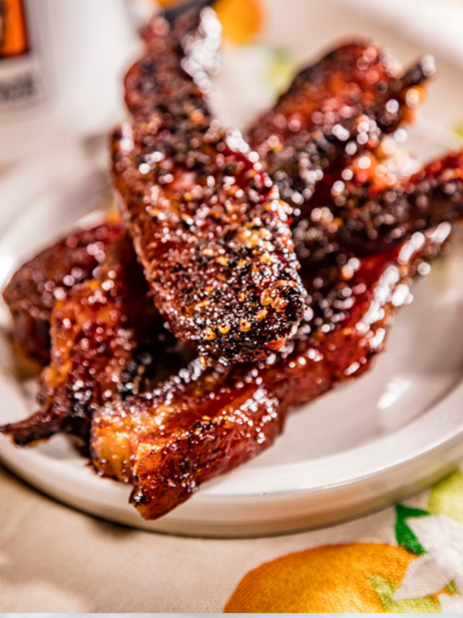 Bourbon Smoked Pepper Bacon