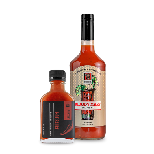 Bloody Mary Bundle: Bourbon Barrel Bloody Mary Mix & Barrel Aged Hot Sauce (Online Exclusive)