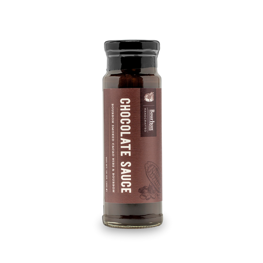 Chocolate Sauce – Bourbon Smoked Cacao Nibs & Bourbon (Online Exclusive)