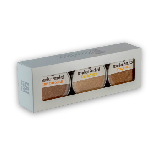 Bourbon Smoked Sugars Trio - Orange, Vanilla, Cinnamon (Online Exclusive)