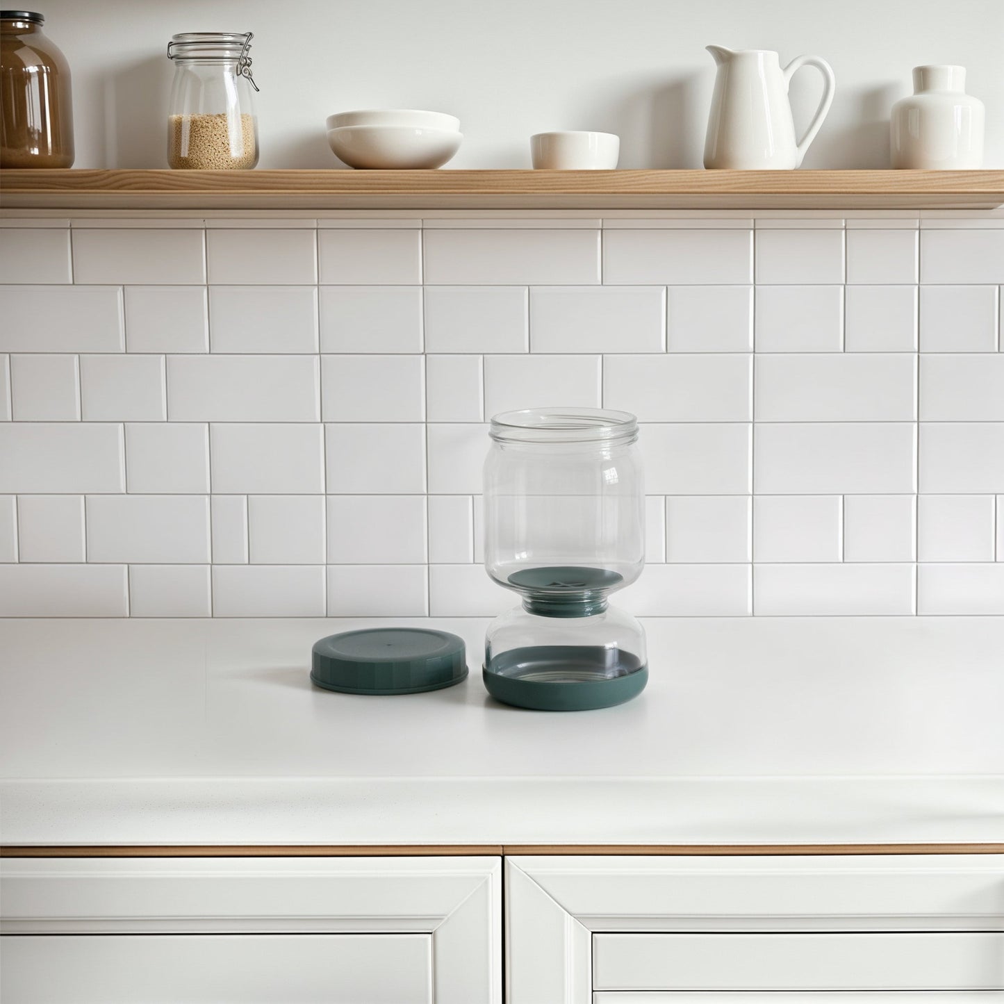 Glass Flip-Over Pickle Jar (Online Exclusive)