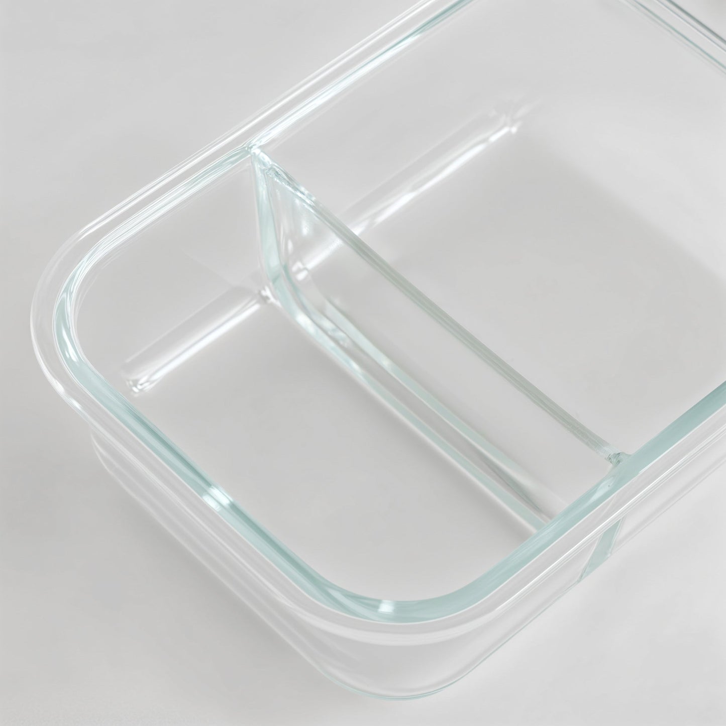 Glass Bento Box - Divided (Vanilla) (Online Exclusive)