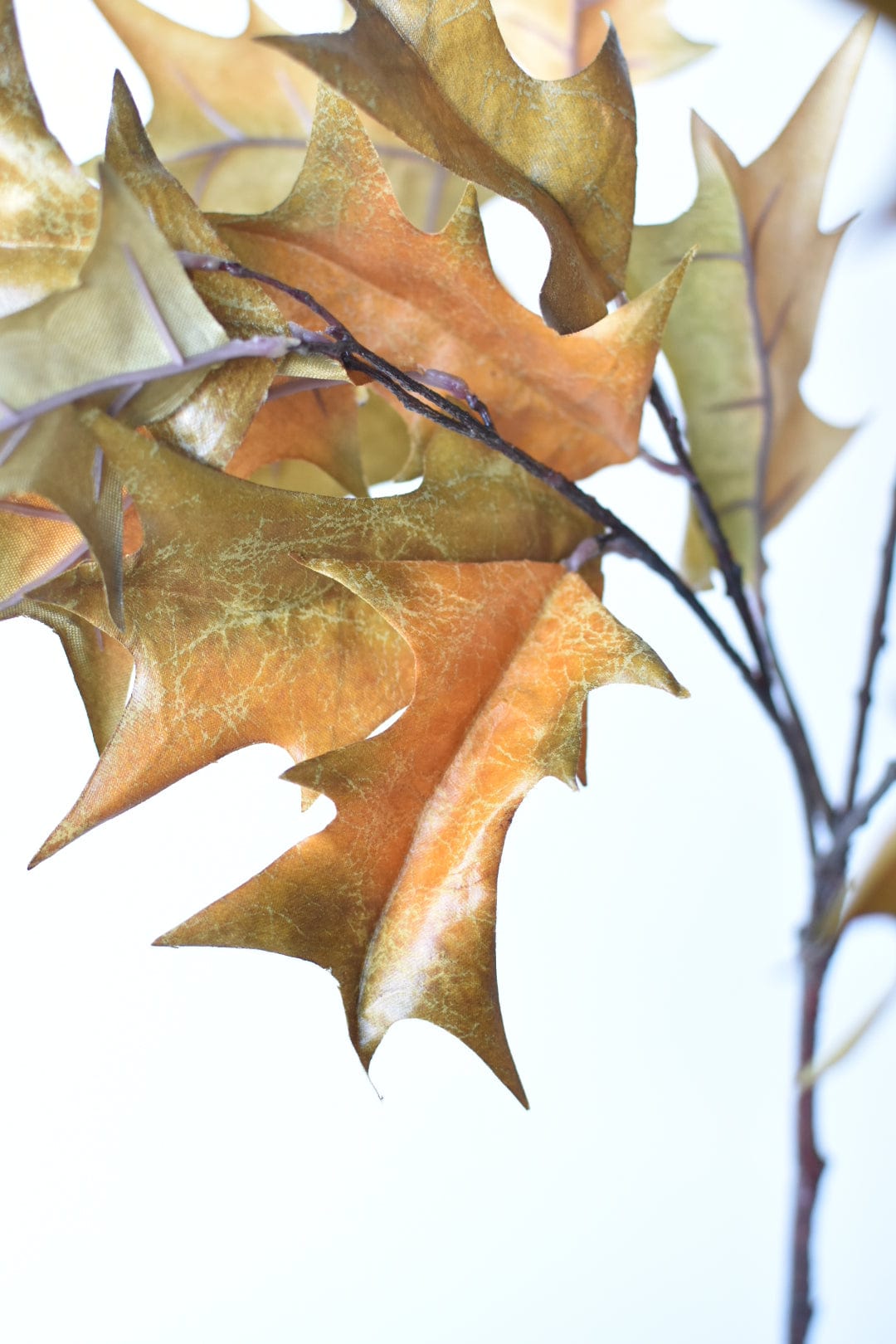32" Faux Holly Leaf Stem Branch (Online Exclusive)