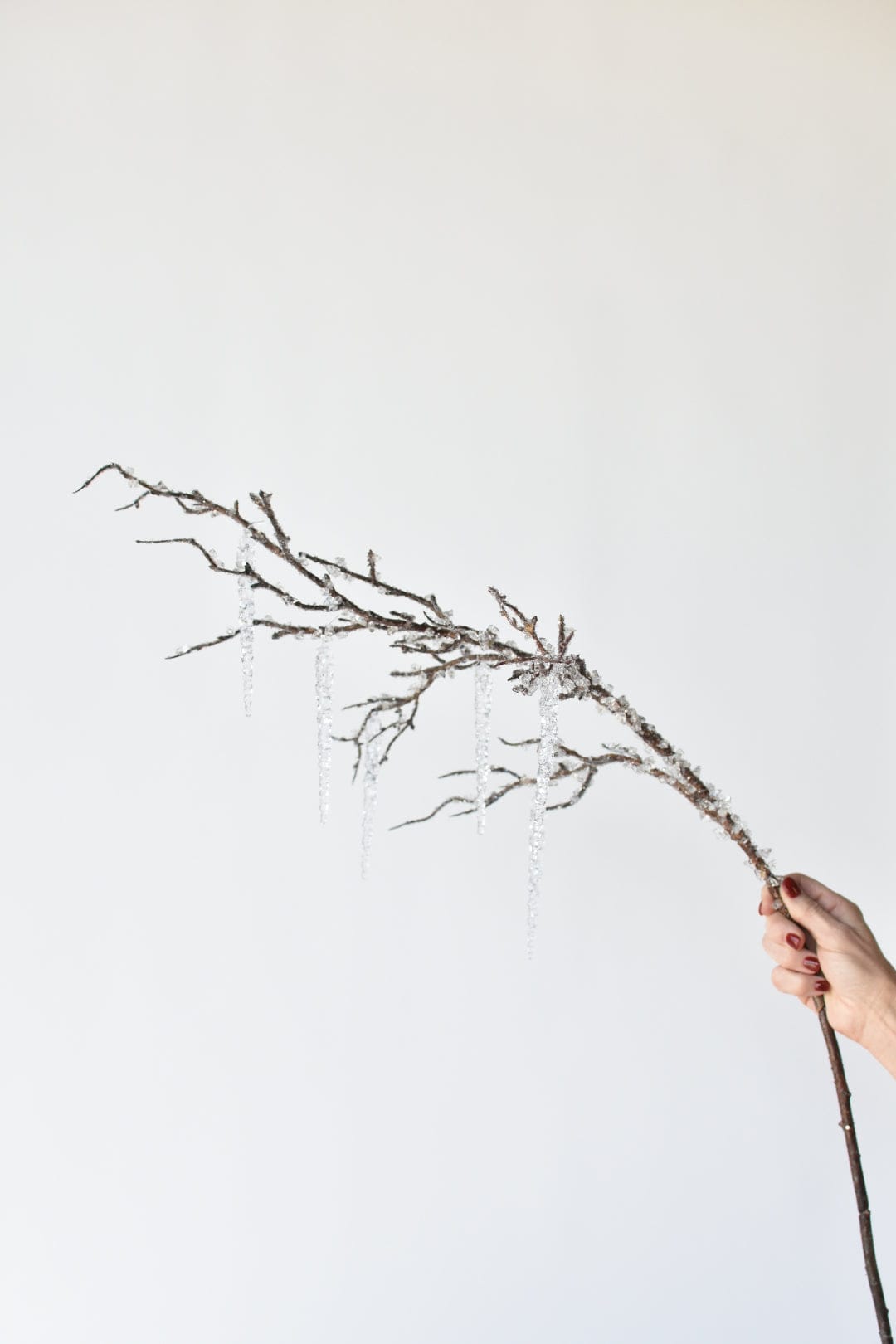 37" Iced Branch with Acrylic Icicles (Online Exclusive)
