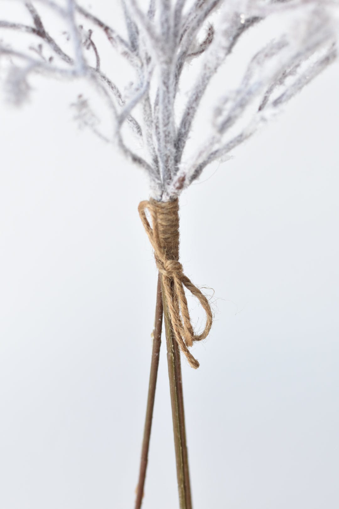 29.5" Faux Flocked Twig Bundle (3 Stems) (Online Exclusive)