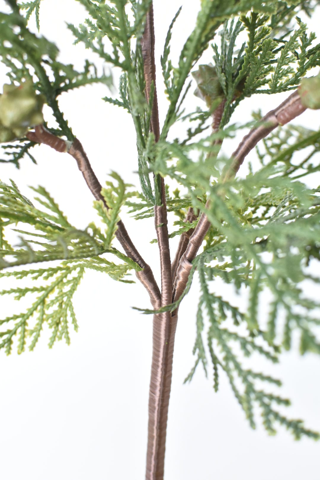 16" Faux Cedar with Pod Stem (Online Exclusive)