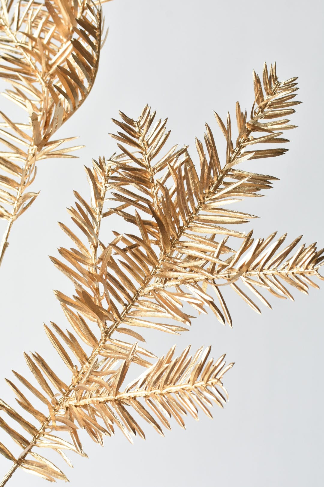 23.5" Faux Gold Metallic Hemlock Pine Spray (Online Exclusive)
