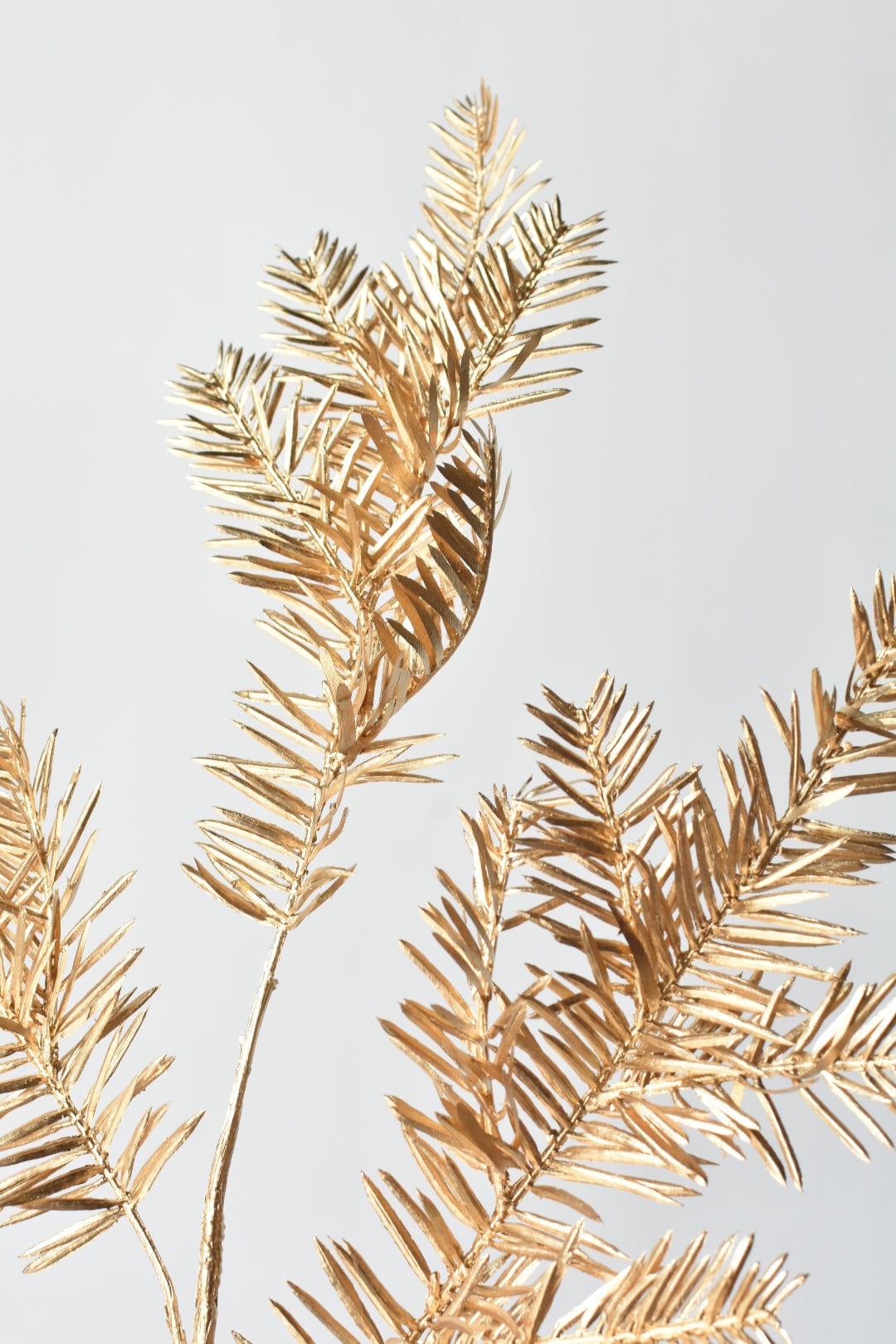 23.5" Faux Gold Metallic Hemlock Pine Spray (Online Exclusive)