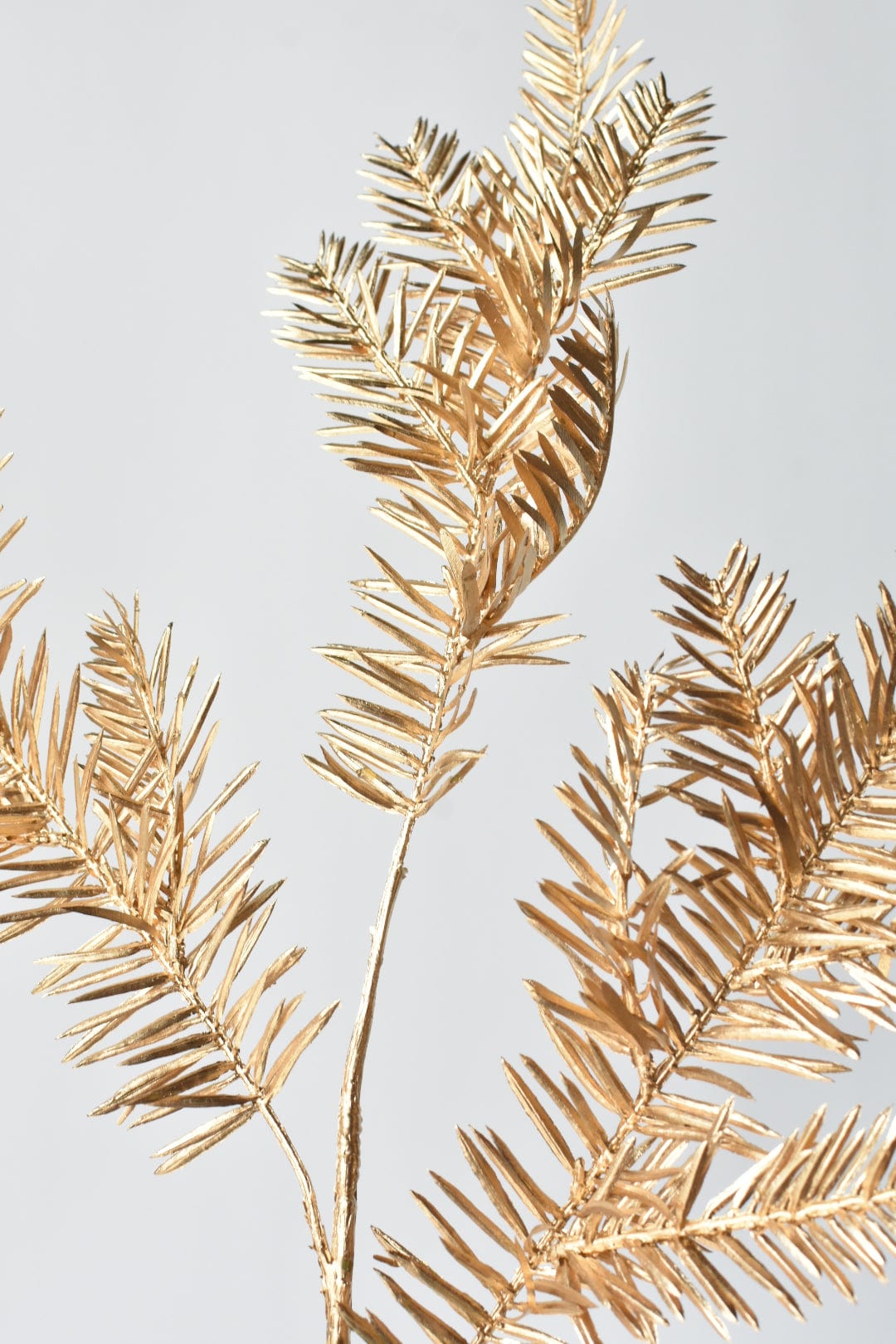 23.5" Faux Gold Metallic Hemlock Pine Spray (Online Exclusive)