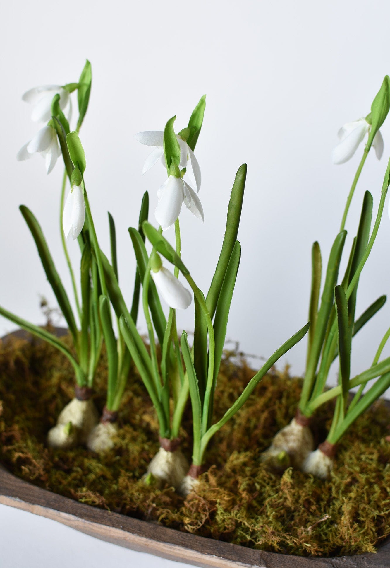 10" Faux Standing Snowdrop w/Bulb (Online exclusive)